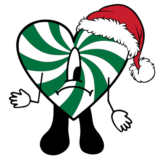 Green Candy Cane 4 in