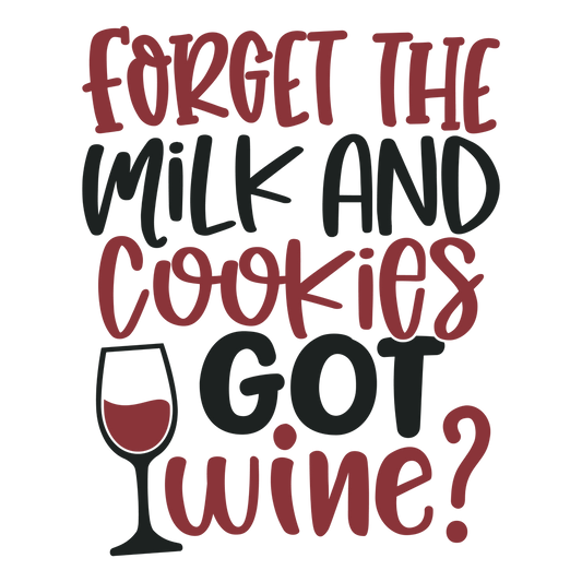 Forget the milk and cookies, got wine? 11 in