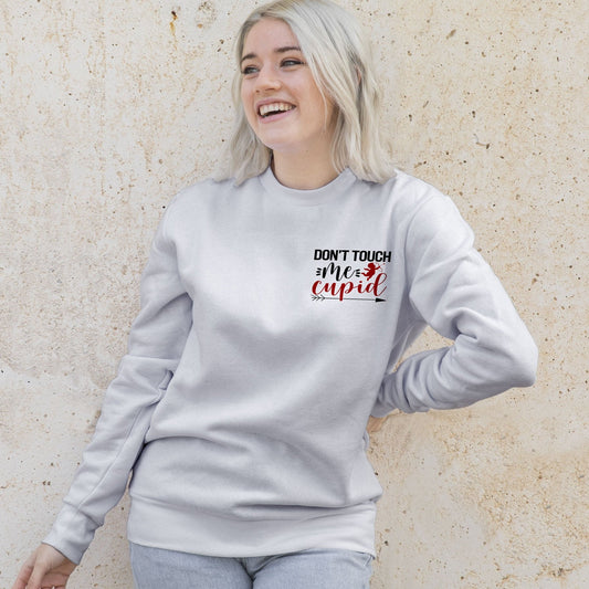 Don't Touch Me Cupid Sweatshirt - Heavy Blend Crewneck Sweatshirt