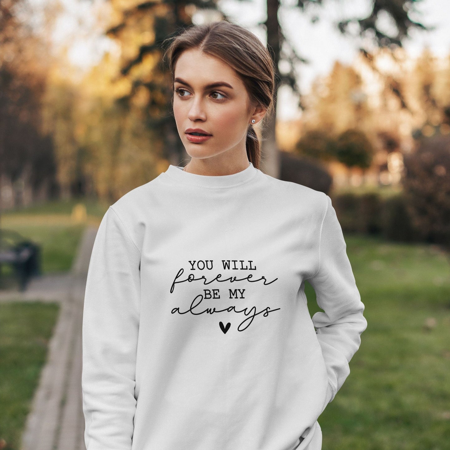 Be My Always- Heavy Blend Crewneck Sweatshirt