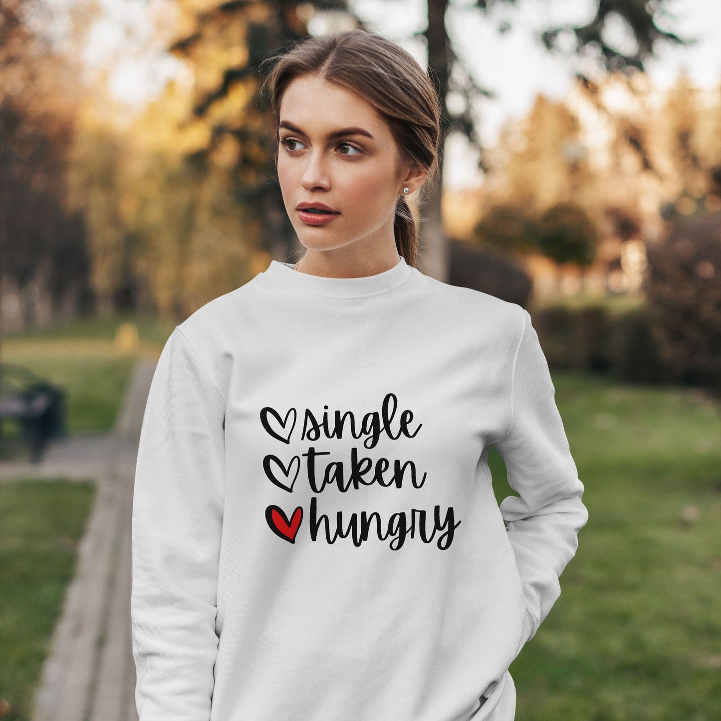 Hungry- Heavy Blend Crewneck Sweatshirt