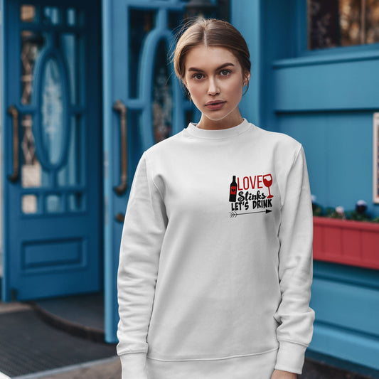 Love Stinks-Heavy Blend Crewneck Sweatshirt